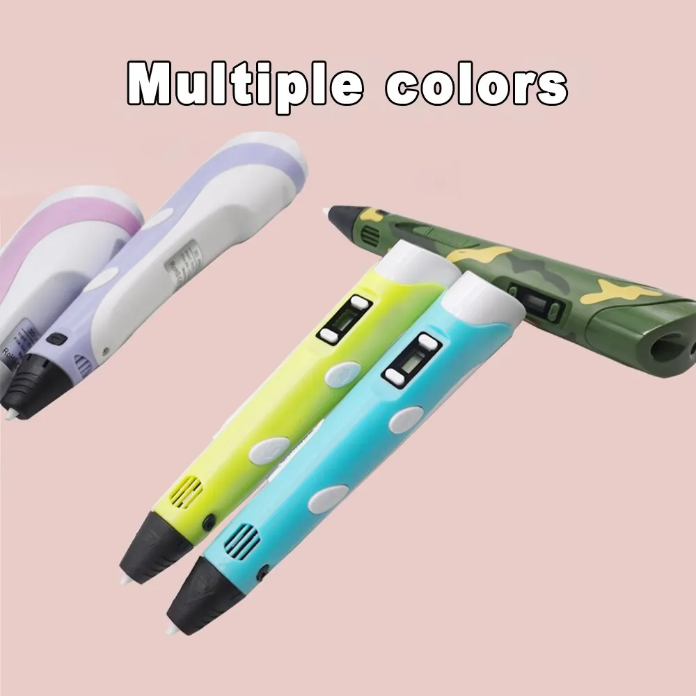 Lapiz de impresión 3D USB, filamento PLA de 9M, grafiti tridimensional, juguetes, herramientas de arte para niños, regalo de cumpleaños y día de Navidad - Image 3